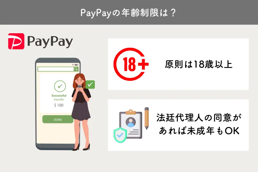 PayPayは年齢制限がある？何歳から使えるか